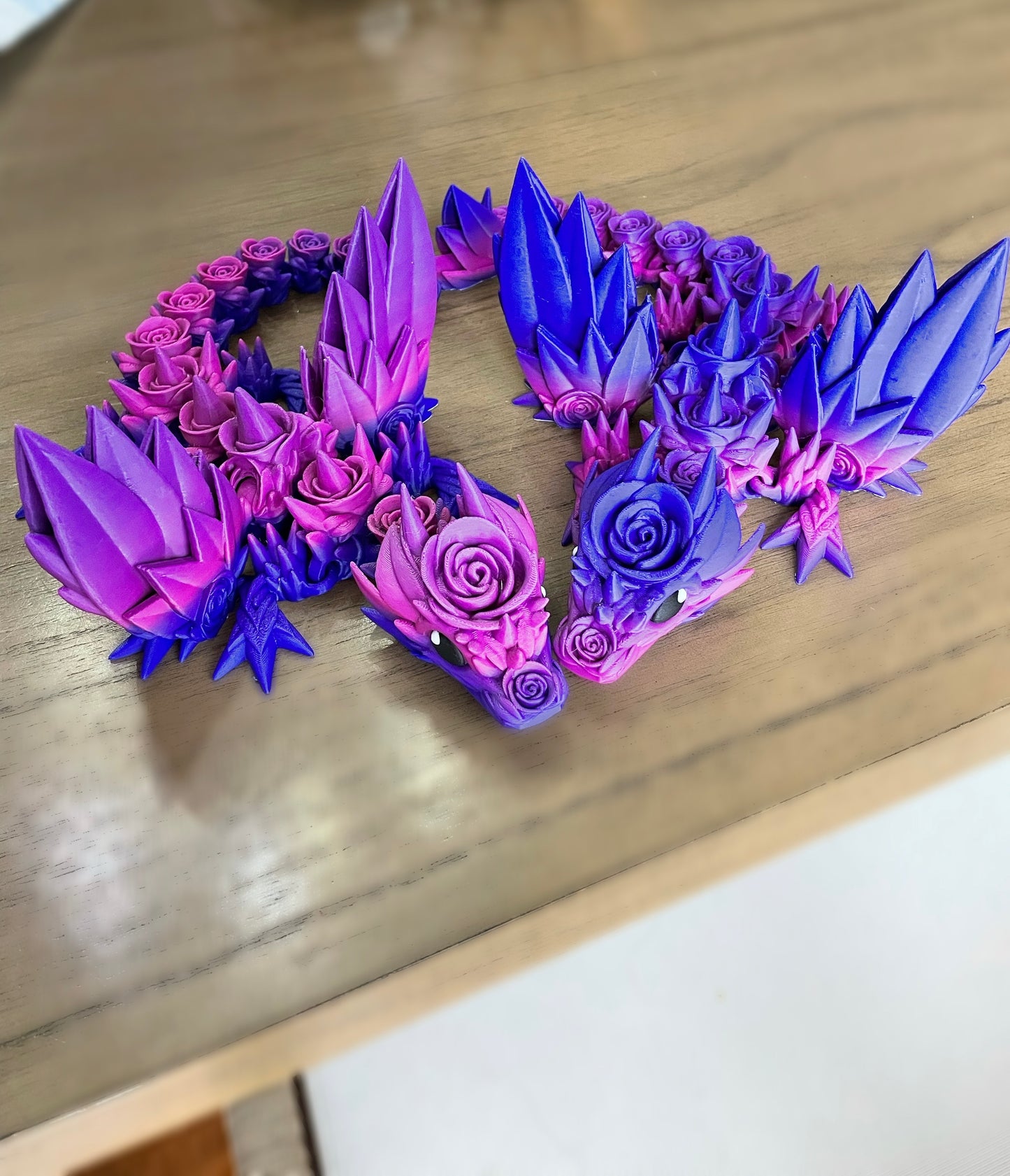 made with the same color gradient filament