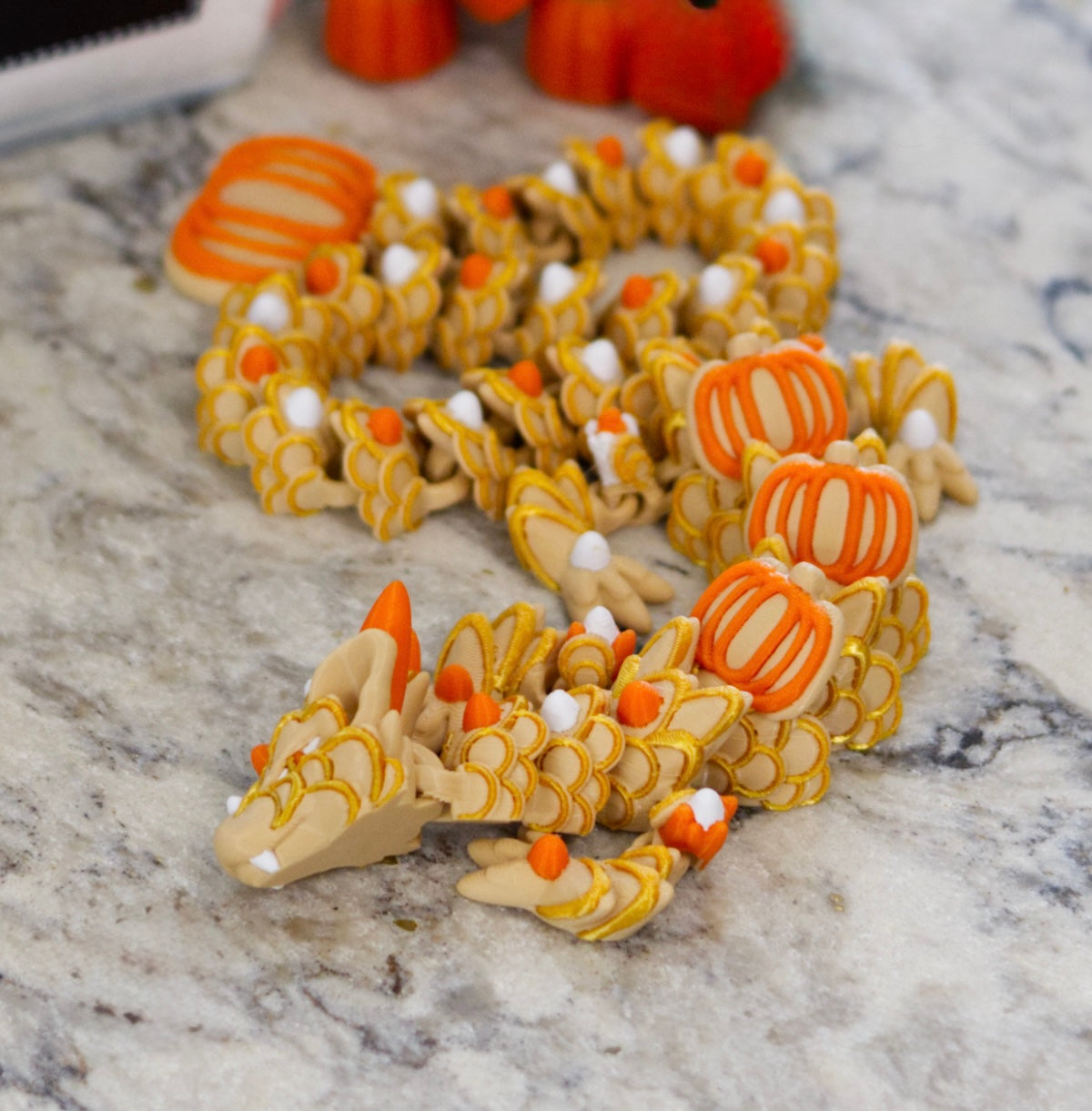 Adult pumpkin cookie dragon