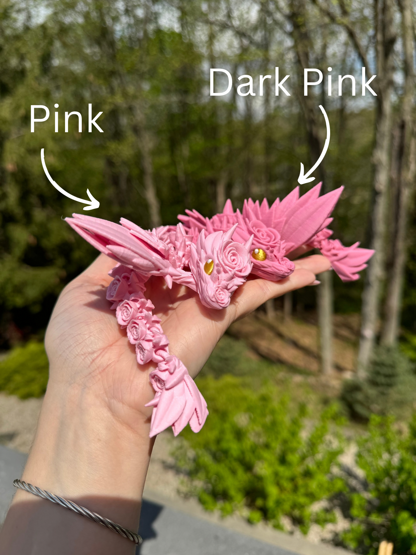 Custom Mini rose dragon