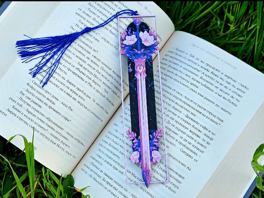Sword cut out bookmark